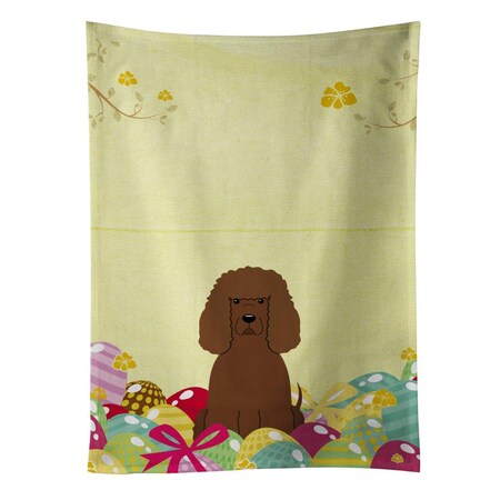 Carolines Treasures Easter Eggs Irish Water Spaniel Kitchen Towel BB6063KTWL